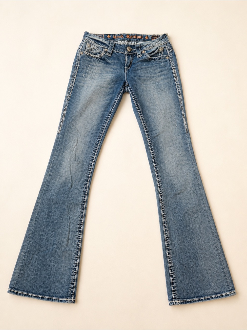 PRICE DROP ‼️Rock Revival Medium Blue Flare Jeans